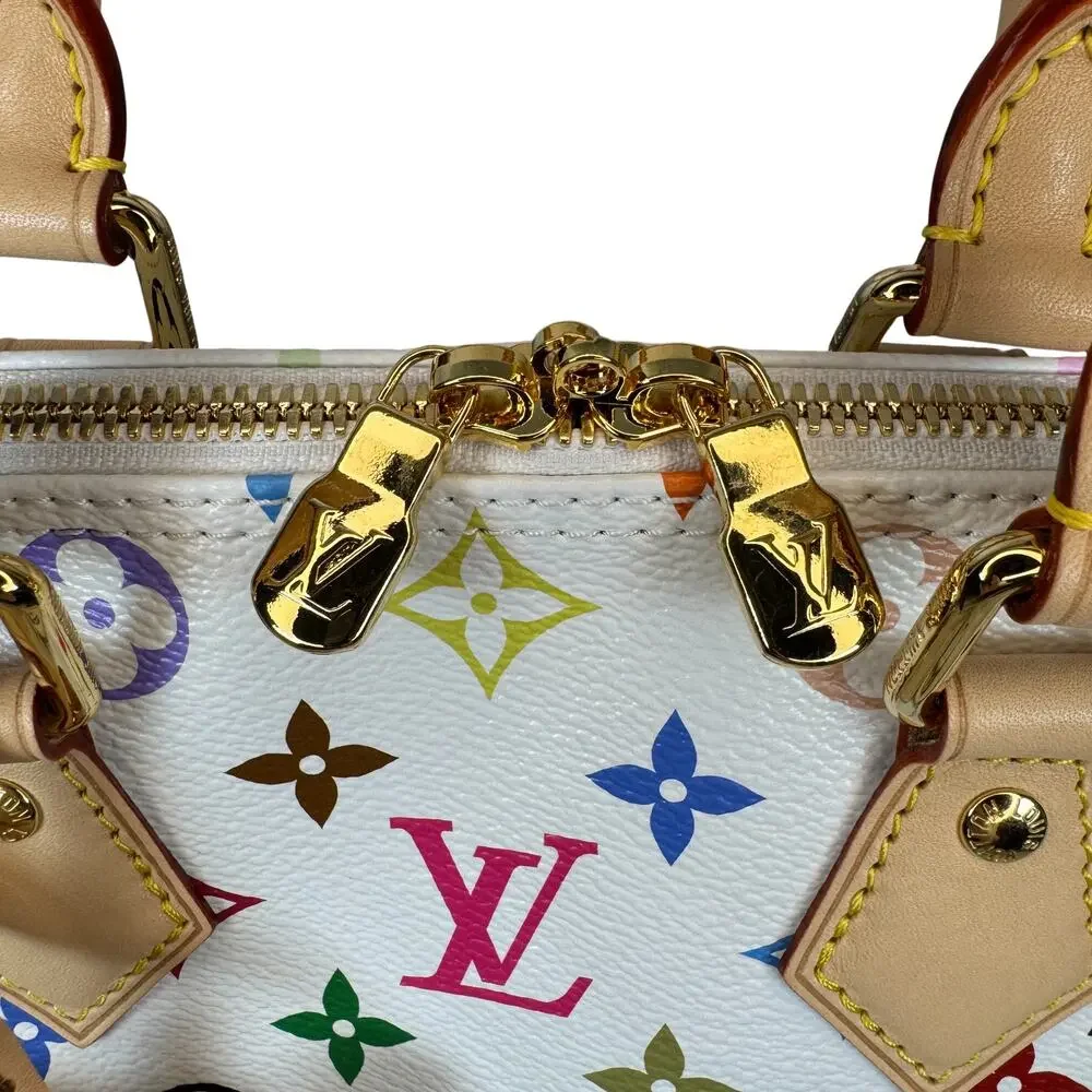 Louis Vuitton Murakami Speedy 25 bag Multicolor LV X TM monogram White Blanc